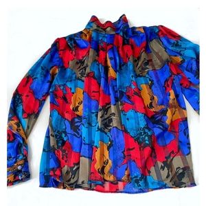 Ruched Vintage blouse